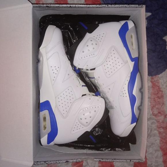 AIR JORDAN 6 RETRO 2014 SPORT BLUE - Picture 3 of 7